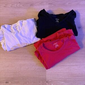Lot of 3 j crew size large t shirts